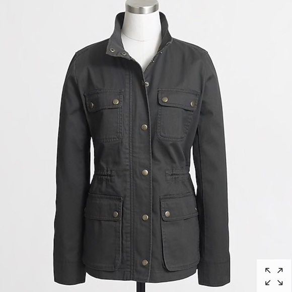 J Crew Boyfriend Field Jacket Moss Green Sz XXS - Picture 6 of 7